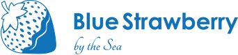 Blue Strawberry by the Sea